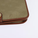 Christian Dior Shoulder Bag Nylon Beige Gold Auth 147658-14