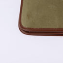 Christian Dior Shoulder Bag Nylon Beige Gold Auth 147658-15