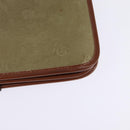 Christian Dior Shoulder Bag Nylon Beige Gold Auth 147658-16