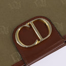 Christian Dior Shoulder Bag Nylon Beige Gold Auth 147658-17