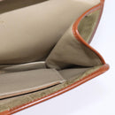 Christian Dior Shoulder Bag Nylon Beige Gold Auth 147658-19