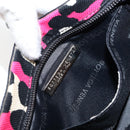 BOTTEGA VENETA Shoulder Bag Canvas Outlet Silver Pink Auth 147659-20