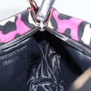 BOTTEGA VENETA Shoulder Bag Canvas Outlet Silver Pink Auth 147659-21