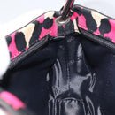 BOTTEGA VENETA Shoulder Bag Canvas Outlet Silver Pink Auth 147659-22