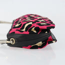 BOTTEGA VENETA Shoulder Bag Canvas Outlet Silver Pink Auth 147659-4