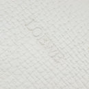 LOEWE Barcelona Hand Bag Leather 2way White Gold Auth 147666-18