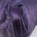 GUCCI Galaku Chain Shoulder Bag Leather Purple Silver 228560 Auth 147671-12