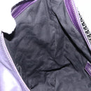 GUCCI Galaku Chain Shoulder Bag Leather Purple Silver 228560 Auth 147671-19