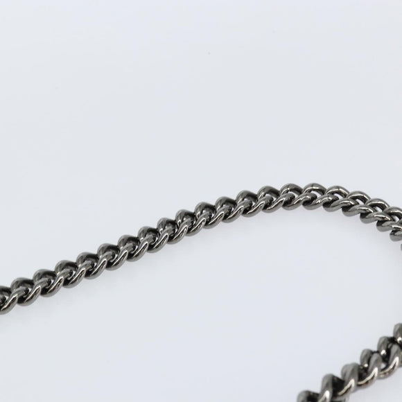 GUCCI Galaku Chain Shoulder Bag Leather Purple Silver 228560 Auth 147671