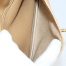 CHANEL Backpack Caviar Skin Beige Gold CC Auth 147672-22