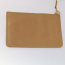 CHANEL Backpack Caviar Skin Beige Gold CC Auth 147672-24