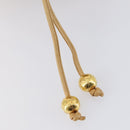 CHANEL Backpack Caviar Skin Beige Gold CC Auth 147672-7