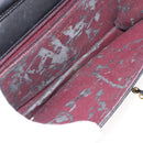 CHANEL Matelasse Chain Shoulder Bag Lamb Skin Black Gold CC Auth 147673-10