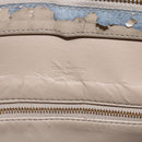 LOUIS VUITTON Monogram Vernis Houston Hand Bag Beige M91004 LV Auth 147674-10