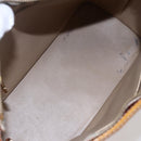 LOUIS VUITTON Monogram Vernis Houston Hand Bag Beige M91004 LV Auth 147674-11