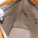 LOUIS VUITTON Monogram Vernis Houston Hand Bag Beige M91004 LV Auth 147674-20