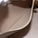 LOUIS VUITTON Monogram Vernis Houston Hand Bag Beige M91004 LV Auth 147674-21