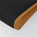 SAINT LAURENT Shoulder Bag PVC Black Gold Auth 147681-15