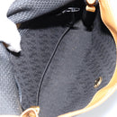 SAINT LAURENT Shoulder Bag PVC Black Gold Auth 147681-12