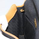 SAINT LAURENT Shoulder Bag PVC Black Gold Auth 147681-19