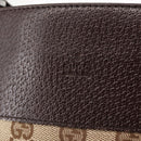 GUCCI GG Canvas Shoulder Bag Beige Silver 27639 Auth 147682-10