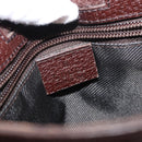 GUCCI GG Canvas Shoulder Bag Beige Silver 27639 Auth 147682-17