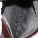 GUCCI GG Canvas Shoulder Bag Beige Silver 27639 Auth 147682-11