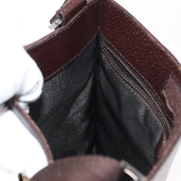 GUCCI GG Canvas Shoulder Bag Beige Silver 27639 Auth 147682