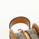 GUCCI GG Supreme Clutch Bag PVC Beige Gold 625764 Auth 147688M-17