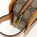 GUCCI GG Supreme Clutch Bag PVC Beige Gold 625764 Auth 147688M-9