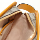 GUCCI GG Supreme Clutch Bag PVC Beige Gold 625764 Auth 147688M-21