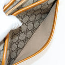 GUCCI GG Supreme Clutch Bag PVC Beige Gold 625764 Auth 147688M-23