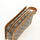 GUCCI GG Supreme Clutch Bag PVC Beige Gold 625764 Auth 147688M-5