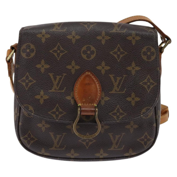 LOUIS VUITTON Monogram Saint Cloud MM Shoulder Bag M51243 LV Auth 147692