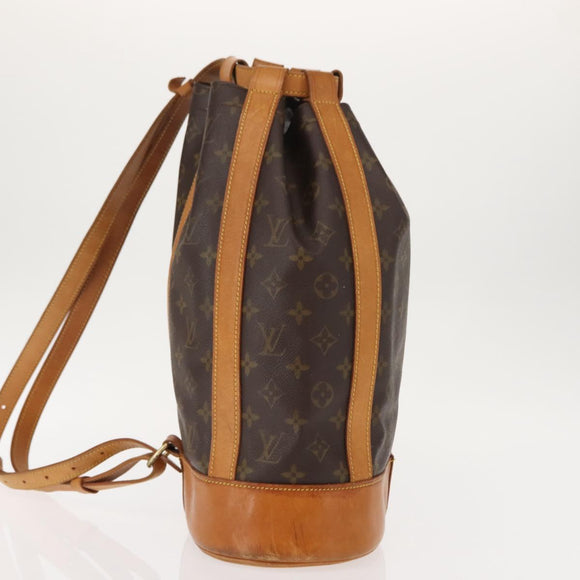 LOUIS VUITTON Monogram Randonnee PM Shoulder Bag M42243 LV Auth 147695