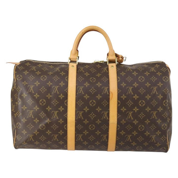 LOUIS VUITTON Monogram Keepall 50 Boston Bag M41426 LV Auth 147696 - 0