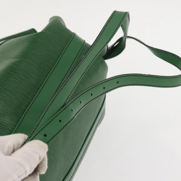 LOUIS VUITTON Epi Randonnee GM Shoulder Bag Green M43084 LV Auth 147705