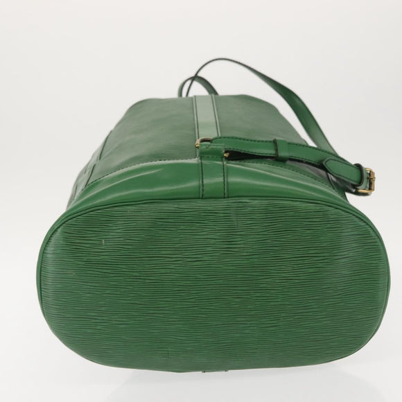 LOUIS VUITTON Epi Randonnee GM Shoulder Bag Green M43084 LV Auth 147705