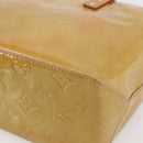 LOUIS VUITTON Monogram Vernis Reade PM Hand Bag Beige M91334 LV Auth 147708-15
