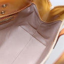 LOUIS VUITTON Monogram Vernis Reade PM Hand Bag Beige M91334 LV Auth 147708-19