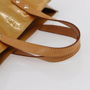 LOUIS VUITTON Monogram Vernis Reade PM Hand Bag Beige M91334 LV Auth 147708-7