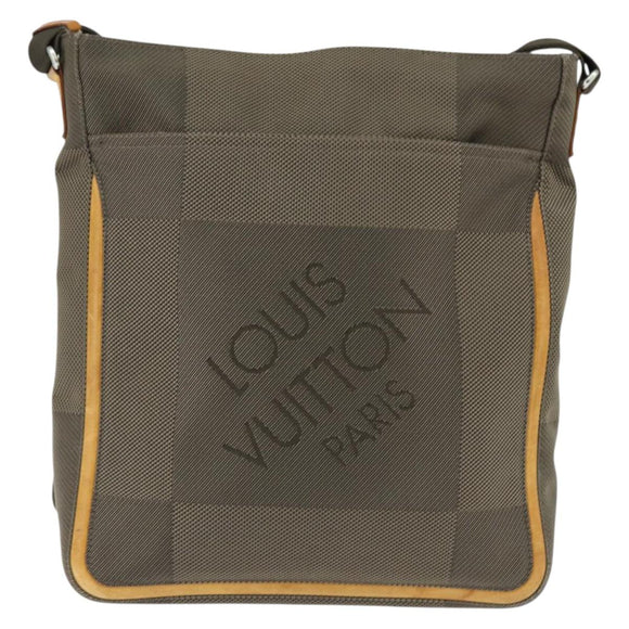 LOUIS VUITTON Damier Geant Compignon Messenger bag Khaki M93045 LV Auth 147709