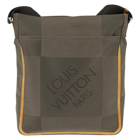 LOUIS VUITTON Damier Geant Compignon Messenger bag Khaki M93045 LV Auth 147709