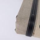 Chloe Woody Small Hand Bag Canvas 2way Beige Navy Auth 147711-15