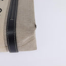 Chloe Woody Small Hand Bag Canvas 2way Beige Navy Auth 147711-16