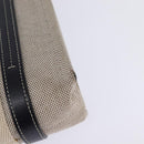 Chloe Woody Small Hand Bag Canvas 2way Beige Navy Auth 147711-10