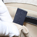 Chloe Woody Small Hand Bag Canvas 2way Beige Navy Auth 147711-12