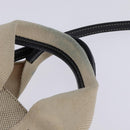 Chloe Woody Small Hand Bag Canvas 2way Beige Navy Auth 147711-8