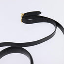 Salvatore Ferragamo Gancini Hand Bag Leather 2way Black Gold Auth 147713-15