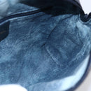 GUCCI GG Supreme Sherry Line Shoulder Bag PVC Navy Gold 72 001 4071 Auth 147721-19